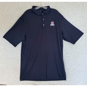 NEW! Arizona Wildcats Polo Shirt Mens LT Large Tall Blue Golf Short Sleeve NWT
